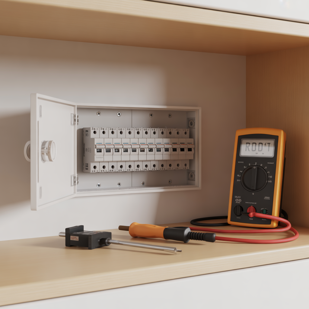 jordfelsbrytare loser ut felsokning steg for steg