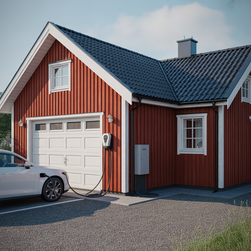 laddbox hemma krav sakringsval installation och kostnad